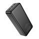 Hoco J136b PowerBank 30000mAh 22.5W Black. швидке заряджання 22.5W/3A PD/QC, 3 виходи (2&times;USB-A+Type-C) 685857 фото 5