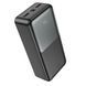 Hoco J136b PowerBank 30000mAh 22.5W Black. швидке заряджання 22.5W/3A PD/QC, 3 виходи (2&times;USB-A+Type-C) 685857 фото 3