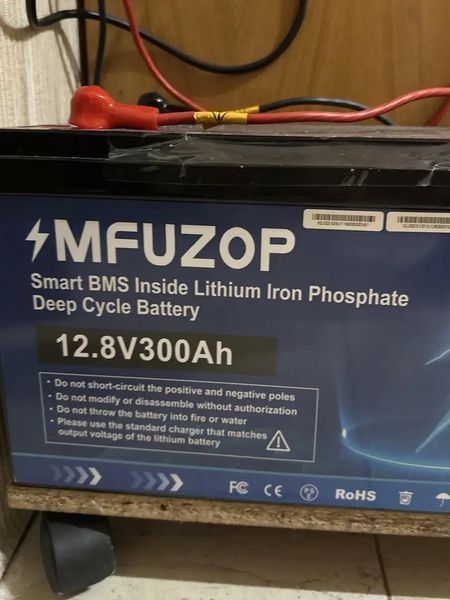 Аккумулятор MFUZOP LifePO4 12.8V 300Ah 3840Wh (Smart BMS) ДБЖ 643283 фото