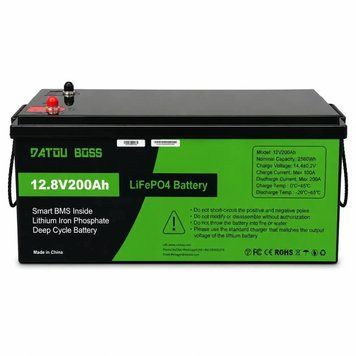 Акумулятор LiFePO4 12.8В 200А*год (2560 Вт*год) DATOU BOSS 512345 фото