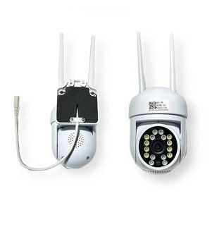 Поворотна всепогідна IP WiFi камера HX-A1536C / Поворотна вулична камера відеоспостереження / WiFi камера з датчиком руху 514532 фото