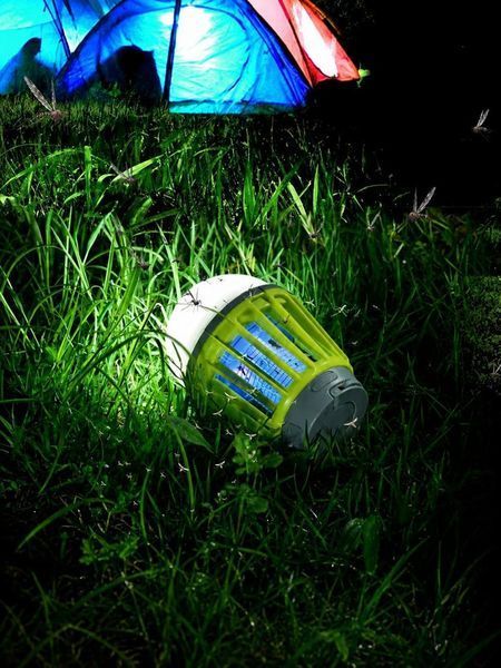 Лампа від комарів акумуляторна LED 2000mAh мухоловка фумігатор ліхтар кемпінговий знищувач комах нічник інсектицидна лампа антимоскінта лампа фумигато 299745 фото