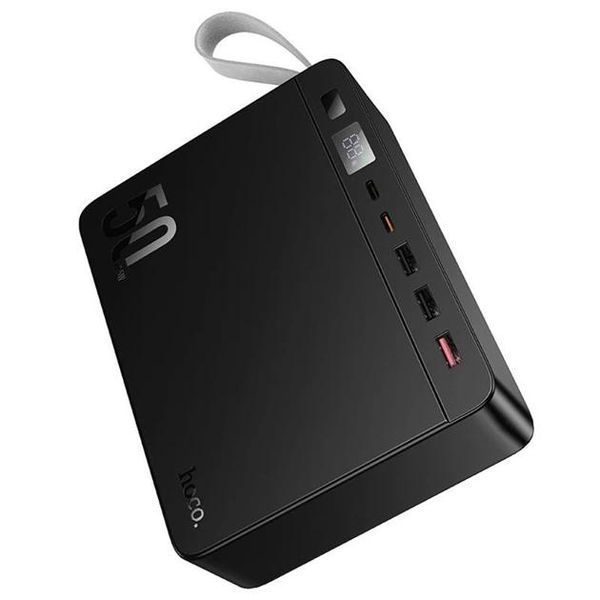 PowerBank HOCO J94A 50000MAH | 2USB/2TYPE-C, PD/QC, 22.5W/5A. Павербанк 50000мАг 22.5Вт з ліхтариком/фонариком 643493 фото