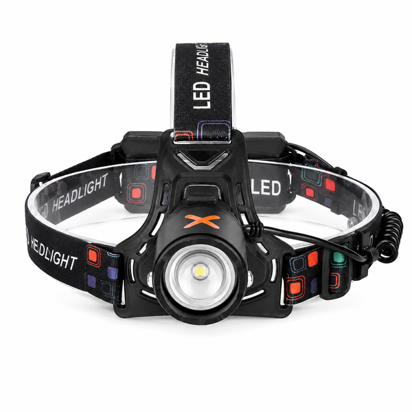 Налобний ліхтар NIGHT VISION CT012-P-TG, TG LED, Zoom, USB Type-C, 2&times;18650 873653 фото