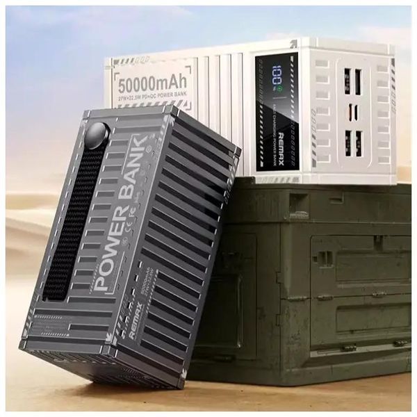 Power bank REMAX RPP-161 50000 mAh PD27W+QC3.0 (22.5W). Павербанк 50000 мАг 22.5 Вт. Чорний 643238 фото