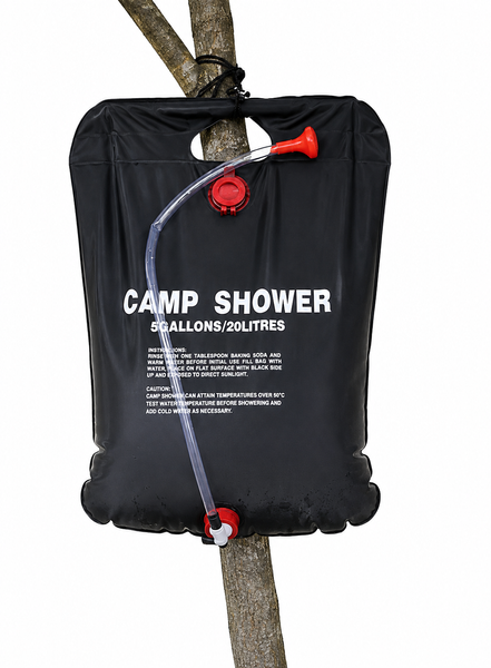 Туристичний душ 20л, Easy Camp Solar Shower, Чорний / Душ для дачи / Походний душ / Переносний літній душ 264569 фото