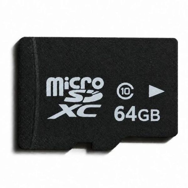 Карта пам'яті microSD 64 ГБ з SD-адаптером (Флешка для телефону) 462579 фото