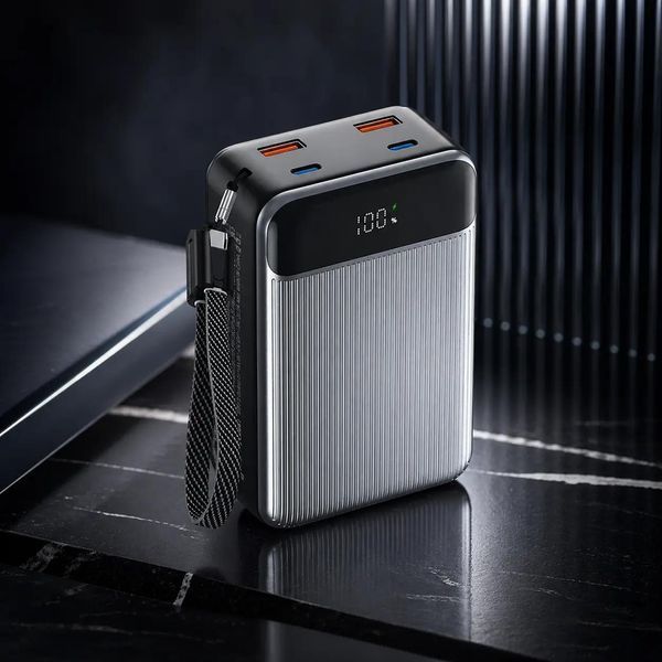 Павербанк King Power PD-65 30000 мАч 65W з швидкою зарядкою для смартфона, планшета та ноутбука 737789 фото