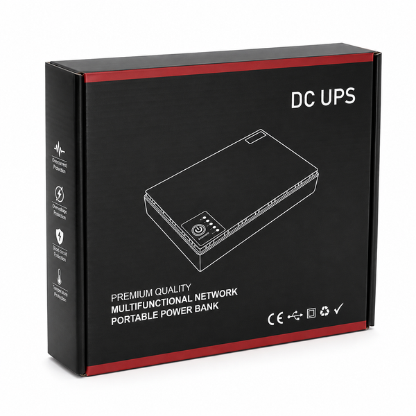 Джерело безперебійного живлення DC1018 для роутера, ONU, камер &ndash; 5V/9V/12V, багатофункціональний портативний UPS з USB та кабелями 276361 фото