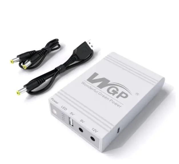 ДБЖ для роутера. UPS для роутеа. Безперебійник Mini ups WGB 10400mAh. Джерело безперебійного живлення 346258 фото