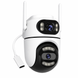 Вуличная WiFi камера на 2 об'єктиви, 8Mp (від Type-C) Q2 / Поворотна камера відеоспостереження / WiFi камера спостереження 381683 фото 3