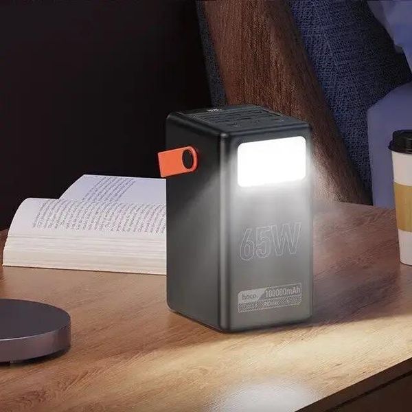 PowerBank Hoco DB03 Max Centurion 100000mAh 65W Black/Павербанк 100000мАг 65 Вт 432475 фото