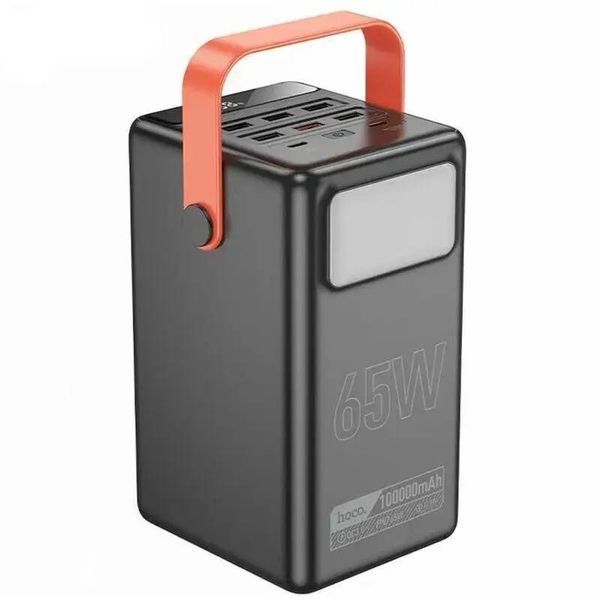 PowerBank Hoco DB03 Max Centurion 100000mAh 65W Black/Павербанк 100000мАг 65 Вт 432475 фото
