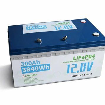 Літієвий акумулятор для сонячних систем, 12V, 300Ah, LiFePO4, Білий / Акумулятор літієвий / Акумуляторна батарея 643237 фото