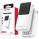 Зовнішний акумулятор 20000mAh з кабелями (Lightning, Type-C, Micro) Ven-Dens VD-PB046, Білий / Павербанк / Зовнішний акумулятор 472890 фото 4