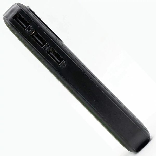 Павербанк 40000mAh, LED-дисплей, 3 USB, А 13, Чорний 523464 фото