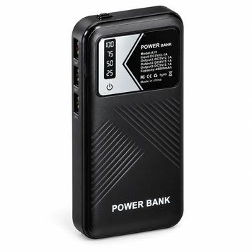 Павербанк 40000mAh, LED-дисплей, 3 USB, А 14, Чорний 634573 фото